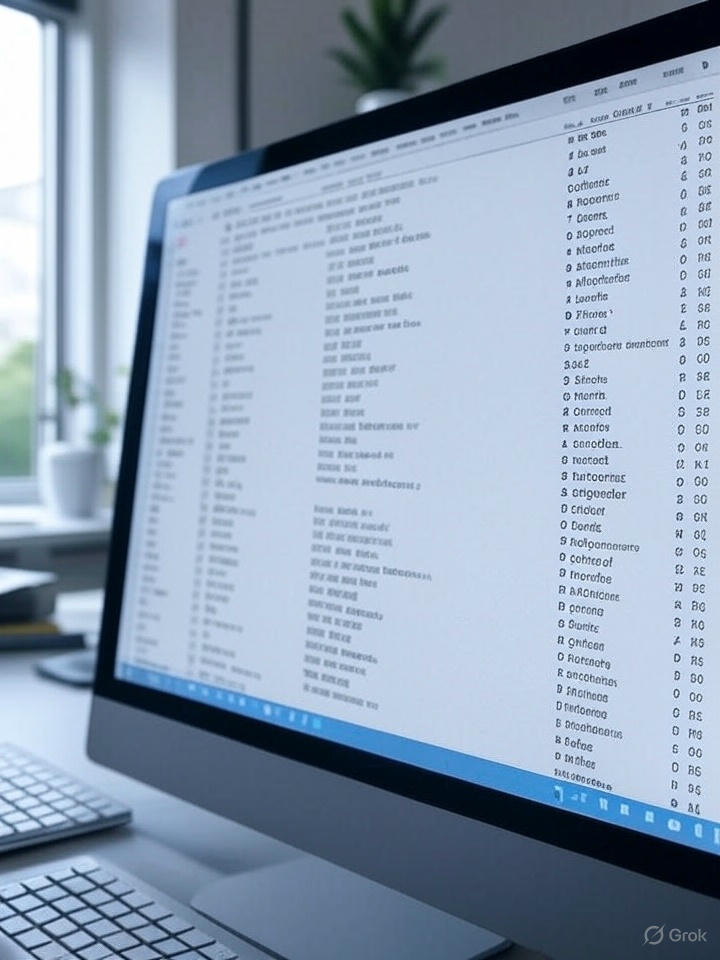 File-Organizer Script showing organized Downloads folder