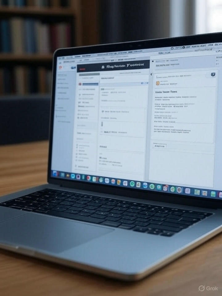 Blog Platform showing article listing and editor interface